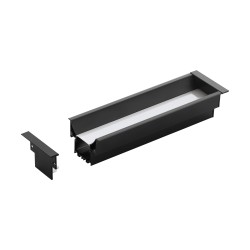 Profil încastrat bandă LED, 1m 99004