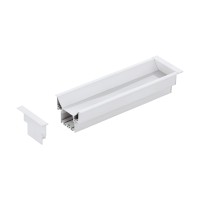 PROFILE SI BENZI LED, Black Friday - Profil încastrat bandă LED, 1m 99002, LED-Zone.ro