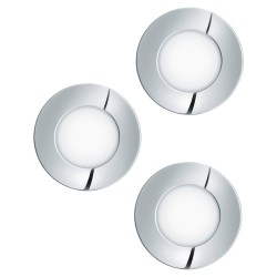 Set 3 spoturi încastrate FUEVA 1 LED 3X2.8W IP20/IP44 98635