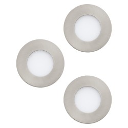 Set 3 spoturi încastrate FUEVA 1 LED 3X2.8W IP20/IP44 98634