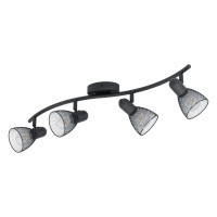 SPOTURI, Black Friday - Spot pe bară CAROVIGNO 4XE14 IP20 98623, LED-Zone.ro