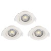 Set 3 spoturi încastrate SARTIANO LED 3X4.6W IP20 32896