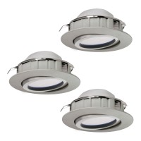 SPOTURI, Black Friday - Set 3 spoturi încastrate PINEDA LED 3X5.5W IP20 95859, LED-Zone.ro