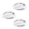 Set 3 spoturi încastrate PINEDA LED 3X5.5W IP20 95857