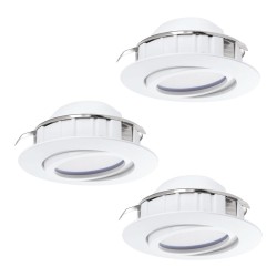 Set 3 spoturi încastrate PINEDA LED 3X5.5W IP20 95857
