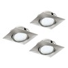 Set 3 spoturi încastrate PINEDA LED 3X4.9W IP20 95846