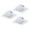 Set 3 spoturi încastrate PINEDA LED 3X4.9W IP20 95844