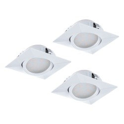 Set 3 spoturi încastrate PINEDA LED 3X4.9W IP20 95844