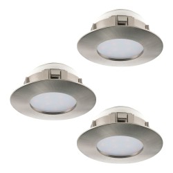 Set 3 spoturi încastrate PINEDA LED 3X4.9W IP20/IP44 95823