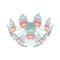 PLAFONIERE, Black Friday - Plafonieră copii VIKI 2 95636, LED-Zone.ro