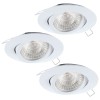 Set 3 spoturi încastrate TEDO 1 3XGU10 95357