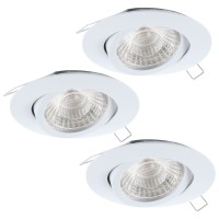SPOTURI, Black Friday - Set 3 spoturi încastrate TEDO 1 3XGU10 95357, LED-Zone.ro