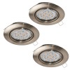 Set 3 spoturi încastrate PENETO GU10 3X4.6W IP20 94408