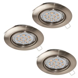Set 3 spoturi încastrate PENETO GU10 3X4.6W IP20 94408
