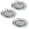 Set 3 spoturi încastrate PENETO GU10 3X4.6W IP20 94407