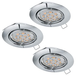 Set 3 spoturi încastrate PENETO GU10 3X4.6W IP20 94407