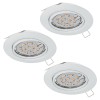 Set 3 spoturi încastrate PENETO GU10 3X4.6W IP20 94406