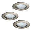 Set 3 spoturi încastrate PENETO GU10 3X2.8W IP20 94237
