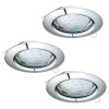 Set 3 spoturi încastrate PENETO GU10 3X2.8W IP20 94236