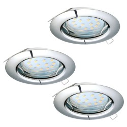 Set 3 spoturi încastrate PENETO GU10 3X2.8W IP20 94236