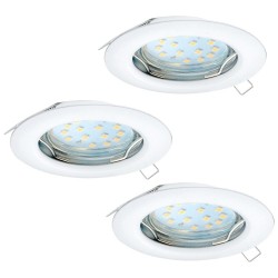 Set 3 spoturi încastrate PENETO GU10 3X2.8W IP20 94235