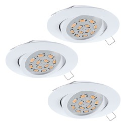 Set 3 spoturi încastrate TEDO GU10 3X4.6W IP20 31683