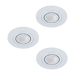 Set 3 spoturi încastrate AREITIO GU10 3X4.6W IP20 98639