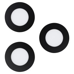 Set 3 spoturi încastrate FUEVA-Z LED 3X2.8W IP20/IP44 900105