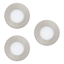 Set 3 spoturi încastrate FUEVA-Z LED 3X2.8W IP20/IP44 900111