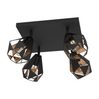 SPOTURI, Black Friday - Plafonieră CARLTON 7 4XE27 IP20 43718, LED-Zone.ro