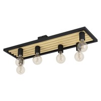 PLAFONIERE, Black Friday - Plafonieră vintage CONSETT 43724, LED-Zone.ro