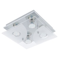 PLAFONIERE, Black Friday - Plafonieră CABI GU10-LED 4X2.8W IP20 75216, LED-Zone.ro
