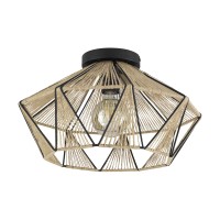 NATURE, Black Friday - Plafonieră vintage ADWICKLE 43775, LED-Zone.ro