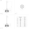 Pendul STEELEVILLE E27 IP20 43587