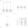 Lustră MILLIGAN 3XE27 IP20 43648