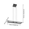Lustră SALVILANAS-Z LED 21W IP20 99678
