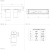 Spot aplicat CUMARIBO GU10 2X4.5W IP20 390083
