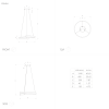 Lustră ANDABAIA-Z LED 42.5W IP20 900404