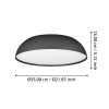 Plafonieră TOLLOS-Z LED 3X11W IP20 900407