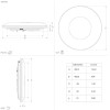 Plafonieră NIEVES 1 LED 10W 900498