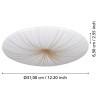 Plafonieră NIEVES 1 LED 19.5W 900499