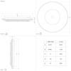 Plafonieră NIEVES 1 LED 7X4.4W 900501