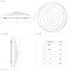 Plafonieră BATTISTONA LED 20.8W IP20 900606