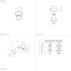 Spot pe bară BUZZ-LED GU10 2.8W IP20 32428