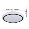 Plafonieră CAPASSO LED 14.6W IP20 900149
