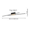 Plafonieră PANAGRIA LED 2X13W IP20 900488