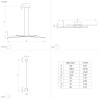 Lustră PANAGRIA LED 2X13W IP20 900489
