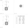 Pendul ROMAZZINA E27 IP20 900496
