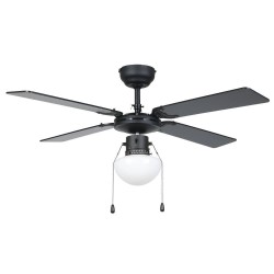 Ventilator plafon cu lumină FORTALEZA E27 60W IP20 35122