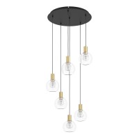 GLOWING TRANSPARENCY, Black Friday - Lustră TERQUE 390279, LED-Zone.ro